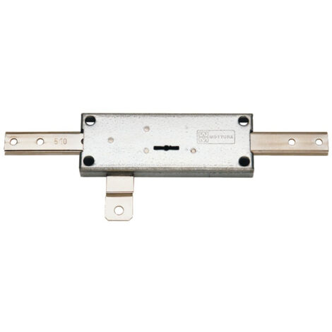 Serrure multipoint en applique 3 points de fermeture central – Double panneton zingué – Pour environnements exigeants – Dimensions 156x56mm – Mottura (1/3)