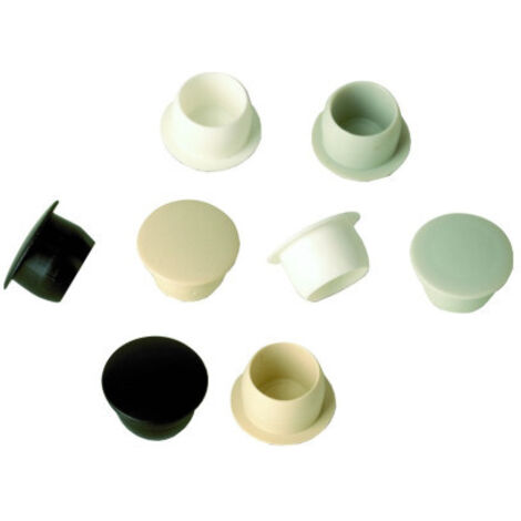 Bouchon de diamètre 10mm gris tête affleurante boîte de 1000 - DB10 AF G (1/2)