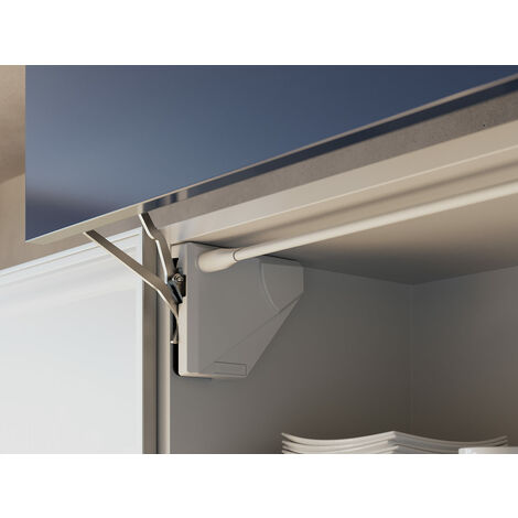 Barre EVOLIFT parallèle de longueur 439mm pour porte 600mm titane - SALICE - FPMF59LX439