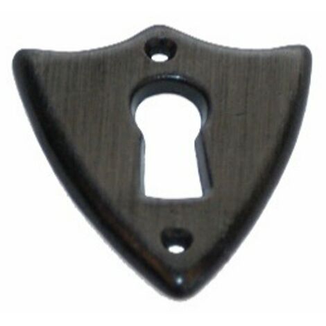 Entrée clé directoir hauteur 30mm zamak finition vieux fer - CADAP - 1236/5V