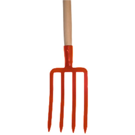 Fourche à bêcher 4 dents émmanchée bois pomme 36x1000mm - MERMIER - 985142 (1/2)
