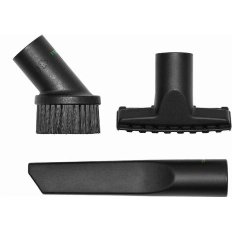 Festool – Kit de nettoyage buses pour aspirateur – Buse étroite, buse d'ameublement, pinceau brosse – 3 pièces – 492392 (1/6)