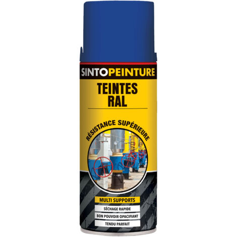 Aérosol bleu gentil RAL5010 400ml peinture de maintenance - SINTO - 920285