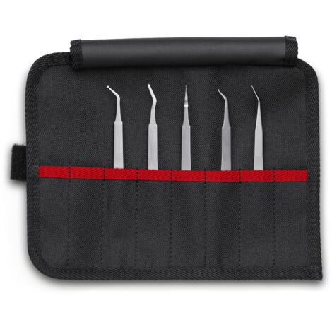 KNIPEX 92 00 03 Jeu de brucelles de précision SMD 5 outils 90 mm