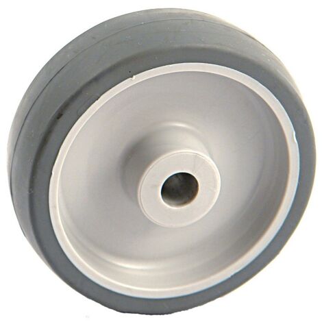 Roue en polypropylène D 100mm alésage lisse D12mm AVL 202100AL (1/2)