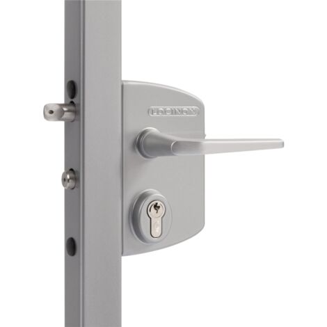 Serrure applique pour portail LAKQ30U2L pour profil de 30 à 50mm LOCINOX LAKQ30U2LZILVVSZMZM
