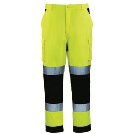 Coverguard Pantalon de travail jaune fluo haute visibilité (1/3)