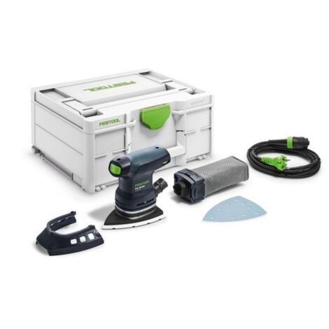 Festool – Ponceuse Delta DTS 400 REQ-Plus – 250W – Régulation électronique MMC – Sac récupérateur Longlife – Pour ponçage bois dur – 577518