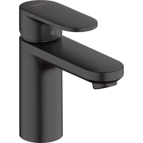 Hansgrohe – Mitigeur de lavabo noir mat CoolStart 100 – Mousseur orientable – Débit 5 l/min – Hauteur sous bec 88 mm – 71589670