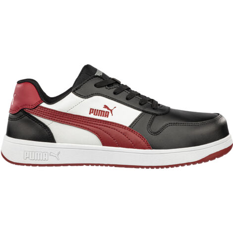 Chaussure de travail Frontcourt P 39 bas noir/blanc/rouge S3L - PUMA - 640200