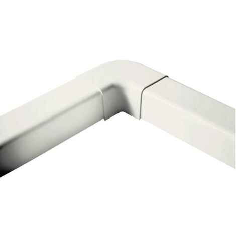 Coude plat goulotte 90° 80mm clim - MC DISTRIBUTION - 04/BLFE80