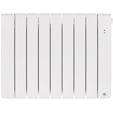 Thermor – Radiateur à inertie horizontal 2000W connecté – Corps en aluminium recyclé – Détection présence et ouverture fenêtre – 493826 (1/10)