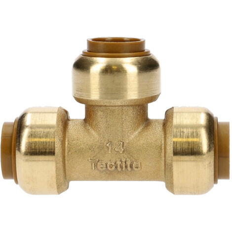 Té réduit triple femelles TECTITE CLASSIC pour tube cuivre D22-18-22 - AALBERTS IPS - 4750702 (1/3)