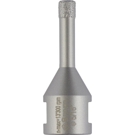Bosch – Scie trépan diamantée 8mm pour céramique et briques – Perçage à sec – Longueur 30mm – Queue 22,23mm – 2608599040
