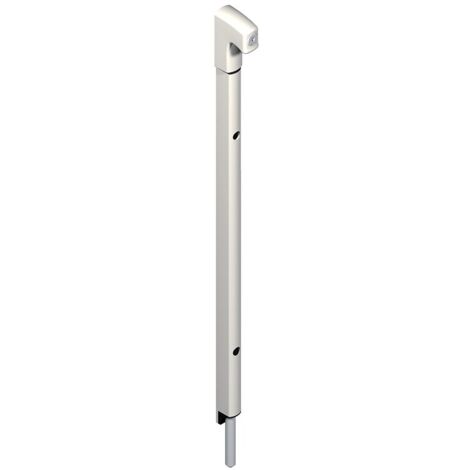 La Croisee Ds – Verrou en applique Danaos 281mm noir RAL9005 – Aluminium léger et résistant à la corrosion – Installation rapide pour projets DIY - DS6368-013