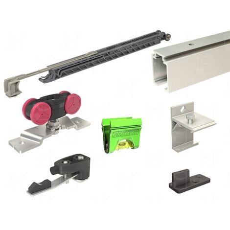 ENSEMBLE SAF-EVO RAIL 1,95M AVEC FERME PORTE M66S 21-60KG