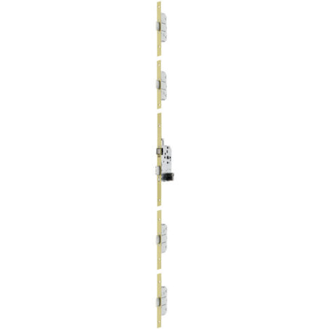 Vachette – Serrure électrique 5 points A2P avec pênes oblongs – Entraxe 70mm, fouillot carré 7mm, acier galvanisé – 15490000 (1/2)