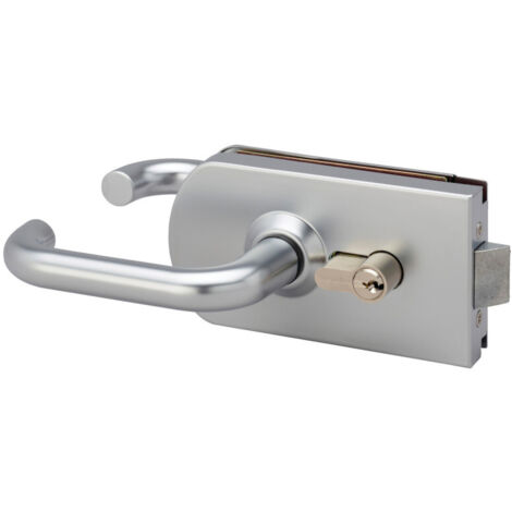 Serrure de milieu réversible 9845R40 aluminium nature METALUX NM9845R400 (1/2)