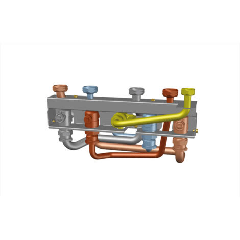 Saunier Duval – Kit de raccordement pour chauffe-eau électrique – Filetage plomberie – Adaptation précise pour chaudières ThemaClassic – Remplacement pièce d'origine