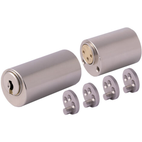 Jeu de cylindre EXPERT PLUS 285/745 (type CISA) 4 clés - KABA - 35.SET.AK285/745.NI