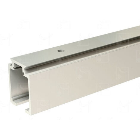 Mantion – Rail alu SAF 10-80 1,95m – Patte et support de rail pour systèmes coulissants – Compatible avec la gamme SAF ÉVOLUTION (1/2)