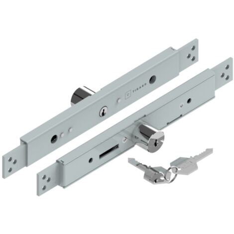 Serrure AE en applique zinguée cylindre 6mm pour lame 7 à 9mm - TIRARD - AE114002 (1/5)