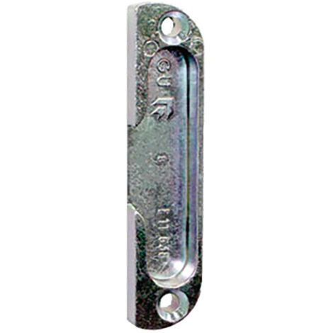 Ferco – Gâche galet à défoncer 85mm – Finition zinguée résistante à la rouille – Installation rapide pour bois – Compatible fraise 25mm - E-15861