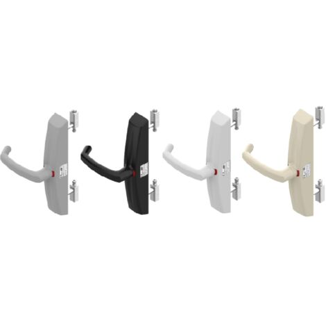 Crémone pompier 7220 à poignée rotative - blanc RAL 9010 - réversible - LA CROISEE DS (1/3)