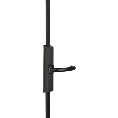 Crémone pompier 742 rotative Coupe-feu  sans tringle gris - VACHETTE - 12756000