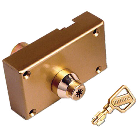 Verrou de blocage 7 ailettes cylindre 46,5mm axe 70mm droit - POLLUX - 156700D (1/2)