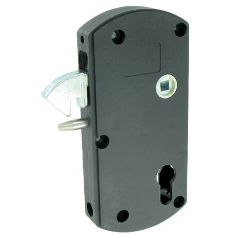 Serrure pour portail coulissant Modulox à pêne levant noire - TIRARD - GB592004 (1/3)