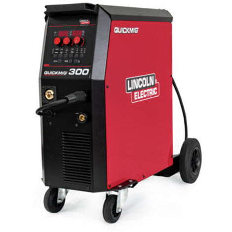 Poste à souder MIG/MAG 300A – Tension 400V – Courant 50-300A – Soudage acier, inox, aluminium – K143801 – Lincoln (1/2)