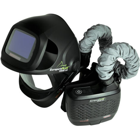 Masque de soudage ventilé EuropurePLUS 5500 LS – Protection respiratoire TH3 – Lentille auto-obscurissante – W403676 – Weldline