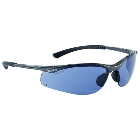 Bollé Safety – Lunettes de protection fumée – Norme EPI EN 166 – Revêtement antirayures et antibuée – Monture polycarbonate légère