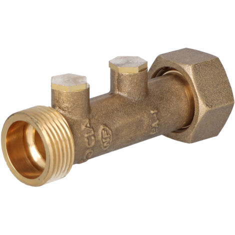 Socla – Clapet antipollution 3/4' en laiton – Mâle femelle avec bossage – Protection réseaux d'eau potable – Pression 10 bar - 149B2111