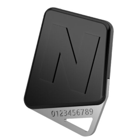 Noralsy – Clé de proximité Mifare 13,56 MHz noire – Anneau métallique ultra résistant – Sécurité contrôle d'accès – Usage intensif