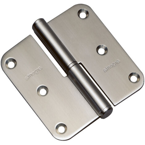 Paumelle inox 80/80A gauche - ARGENTA - 38080117