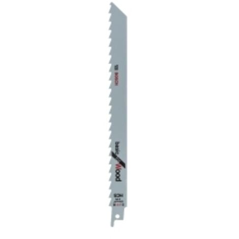 2 lames scie sabre HCS bois 228 mm S1111K - BOSCH - 2 609 256 700