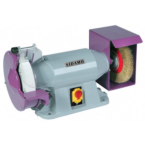 Touret meule-brosse 0,9kW Expert 200 TB mono - SIDAMO - 20113604