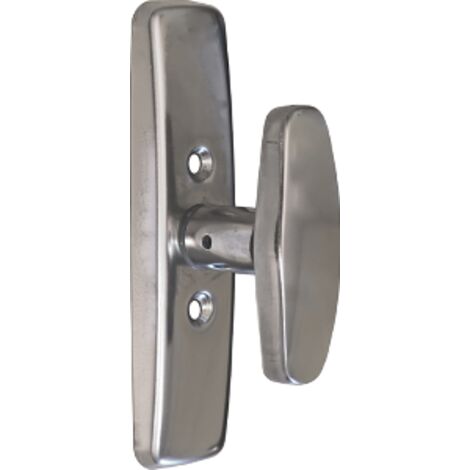 Map Industries – Cache-boîtier bouton inox pour plaque de porte – Caches crémones et tringles à larder – Entraxe 43 mm – 901