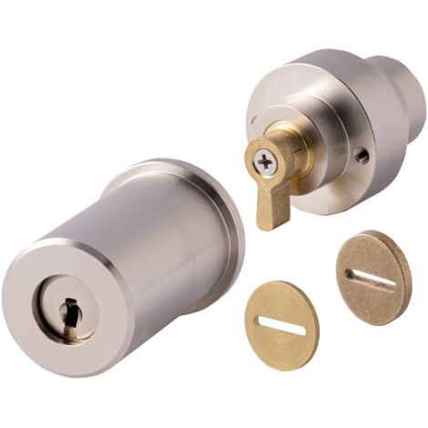 Jeu de cylindre EXPERT PLUS 892 (type POL) longueur 48mm 4 clés – DORMAKABA - 35.DZ50+35.AK892.MS (1/2)