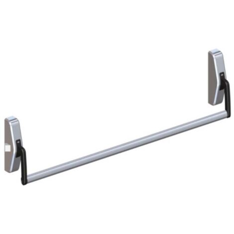 Fermeture anti-panique 1 point argent coupe-feu 1250mm - JPM - 89D100-21-2A