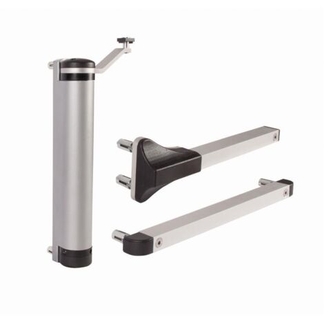 Locinox – LION Ferme-portail hydraulique compact réglable – Force de fermeture 1154 – Pour portes jusqu'à 75 kg – Installation rapide Quick-Fix (1/6)