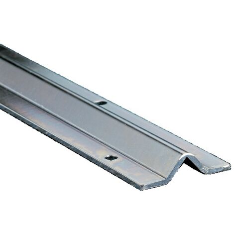 Rail à visser en V pour portails roulants longueur 3m largeur 65mm - MANTION - 20021VV/3