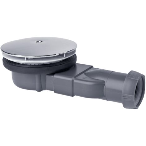 Wirquin – Bonde de douche slim D 90mm pour receveurs extra-plats – Débit 33,6 L/min – Membrane et dôme en ABS gris – Encombrement réduit 40mm (1/5)