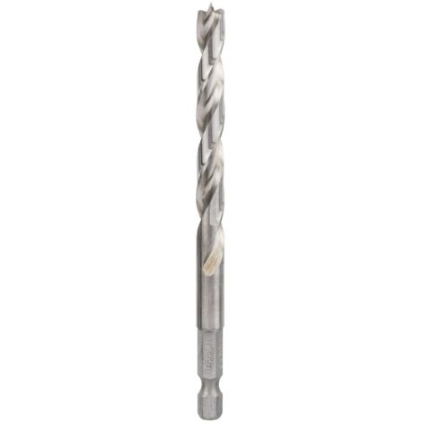 Mèche hélicoïdale diamètre 8mm pour le bois - queue six pans 1/4'' - BOSCH - 2608595523