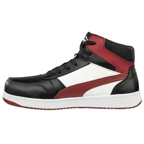 Chaussure de sécurité Frontcourt noir blanc rouge S3L P 44 PUMA 630050201000044