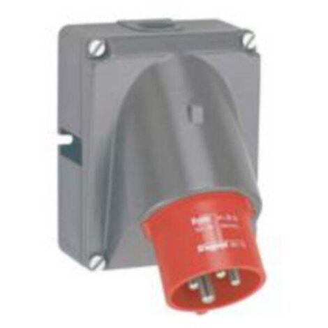 Fiche inclinée HYPRA 3P+T 16A 400V plastique - LEGRAND - 052173 (1/3)