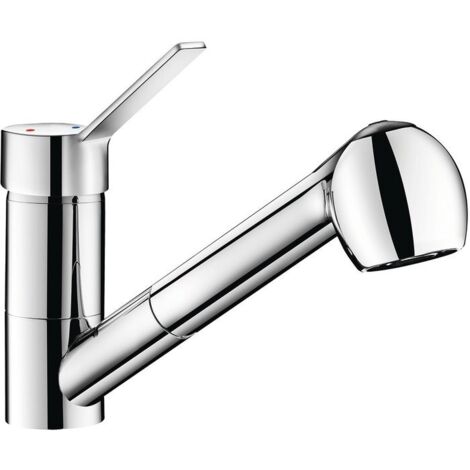 Mitigeur d'évier mécanique H 105mm avec douchette extractible -DELABIE - 2211 (1/6)