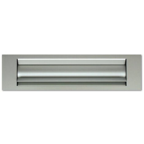 Entrée de boîte aux lettres isolante 325x30 mm – argent anodisé – isolation thermique et phonique – SKU T60210000 – Goettgens